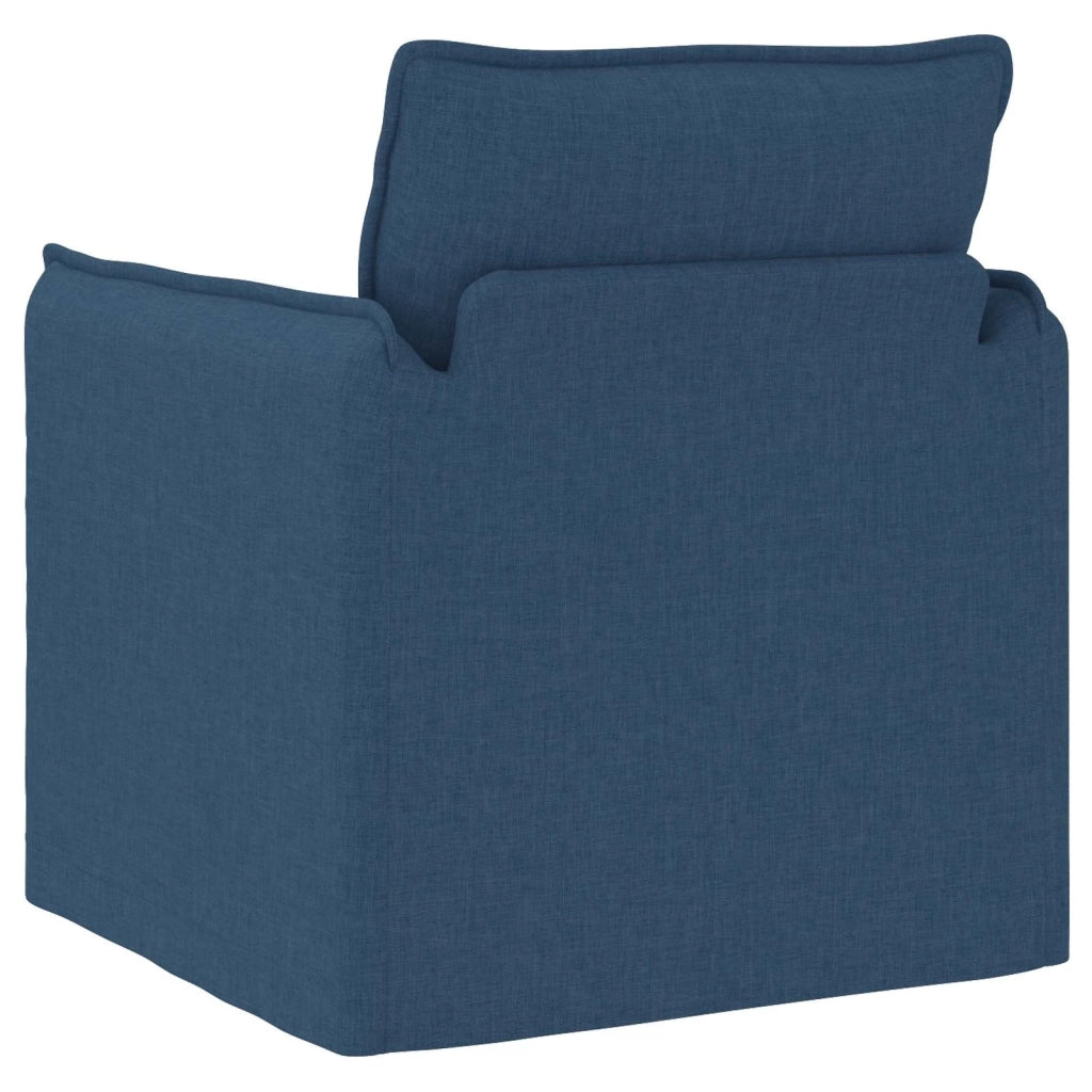 Divano Blu 195 x 82 x 85 cm Tessuto