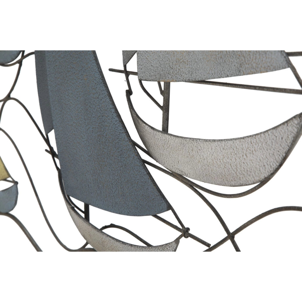 Pannello da muro Sea in ferro multicolore 114,5x62,5 cm