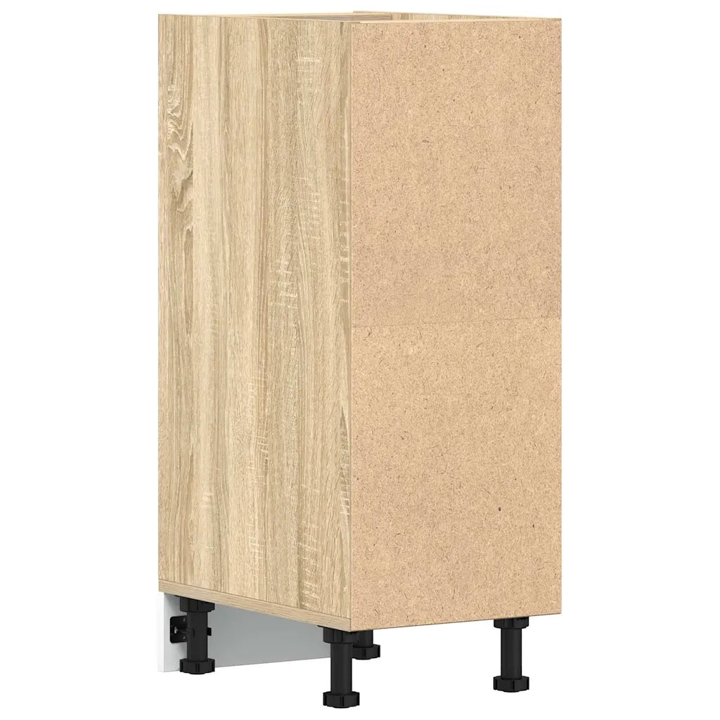 vidaXL Armadio Inferiore “Riga” Rovere Sonoma 30x44,5x81,5 cm