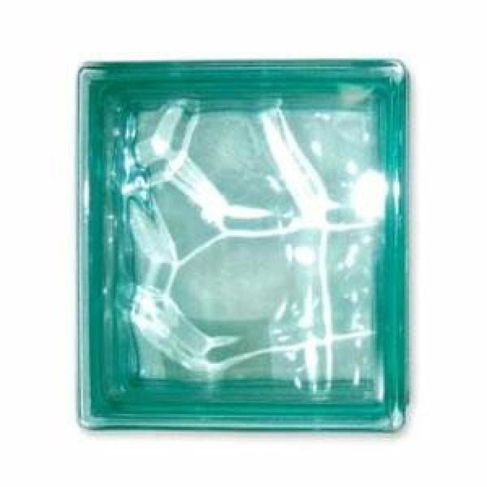 Vetromattone ondulato 19x19 verd e acqua b08lt847yc