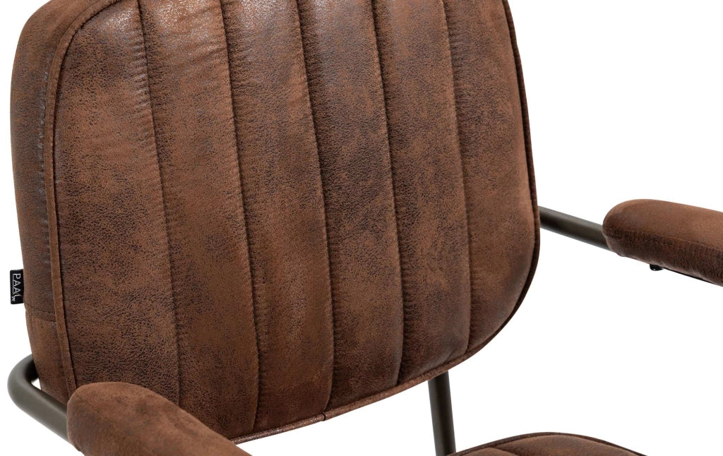 Sedia da ufficio Natrona cognac
