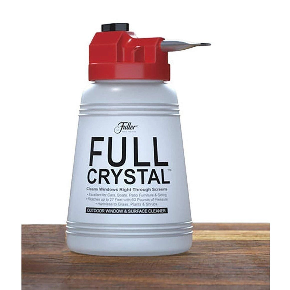 Trade Shop - Contenitore Detergente Pulizia Vetri Auto Pompa Pulisci Finestre Fuller Crystal -