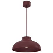 Lampada sospesa Basca 1xE27 bordo metallo Luminex
