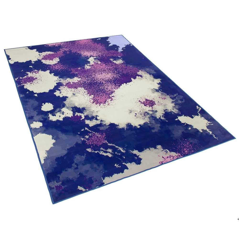 Tappeto tappetino Tappeto Tessuto Poliestere Multicolore Motivo Astratto Rettangolare 160 x 230 cm