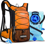 Zak da Sport per bicicletta con borsa idratazione, 3 litri, borsa a cappuccio, borsa idratazione, 15 litri, per donne e uomini, borsa sport per attività acquatica, idratazione borsa per MTB, sci, bicicletta, sport all'aperto