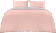 Set di coperte per letto - Coperta per letto morbida a microfibra 200x200cm con cuscini 50x75cm - Set di coperte per letto - Rosso e Grigio