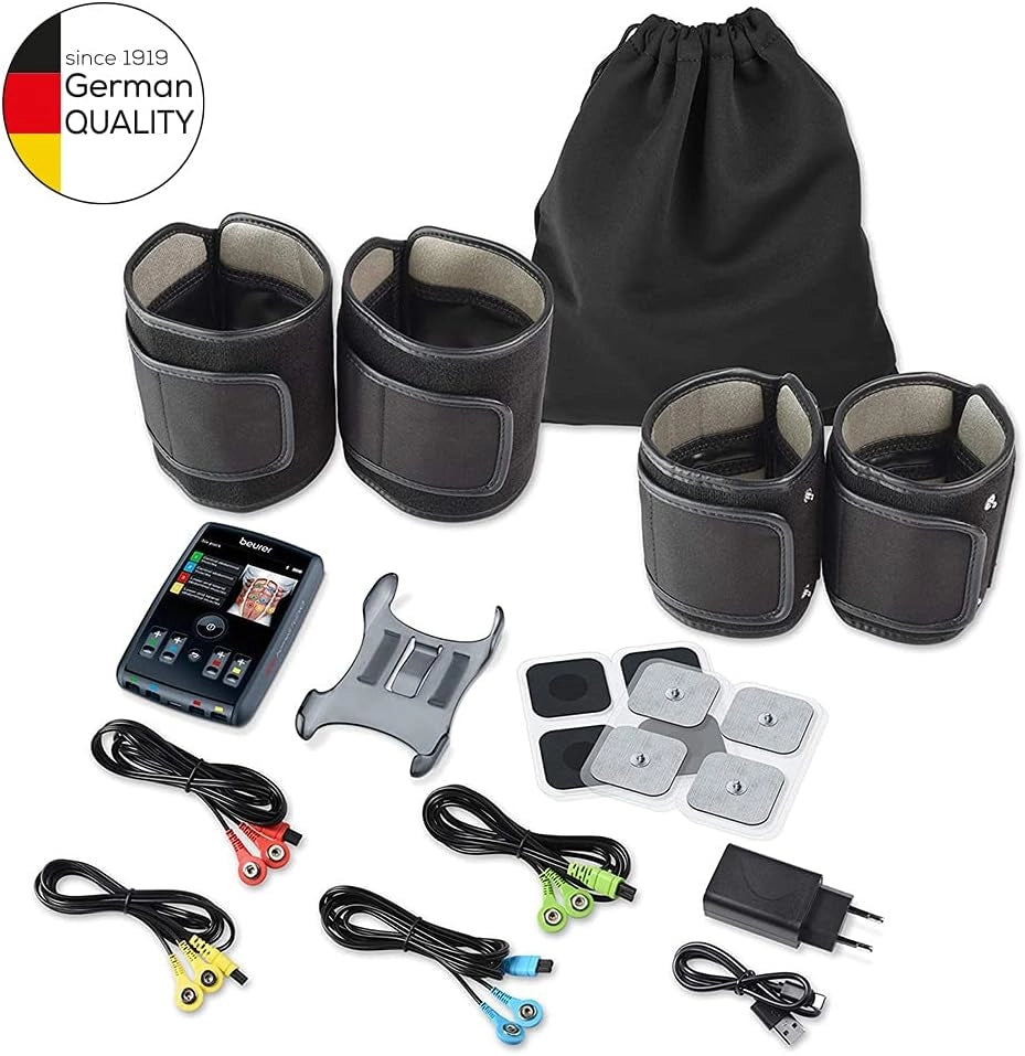 Beurer EM 95 EMS Home Studio Dispositivo EMS per Allenamento e Stimolazione Muscolare a Casa, con Connessione Bluetooth per Gestione tramite App