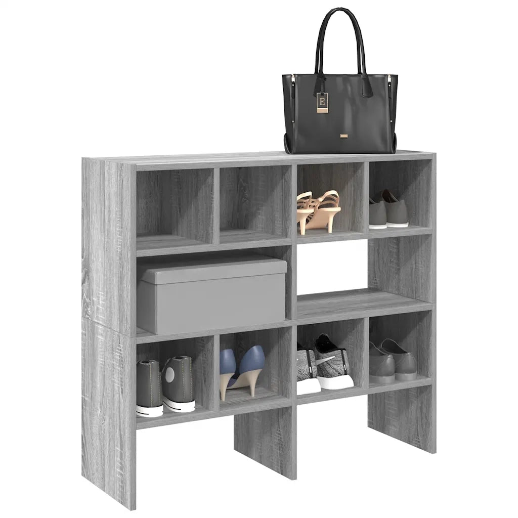 Scarpiere 2 pz Impilabili Grigio Sonoma 89,5x30x40 cm CFW1577471
