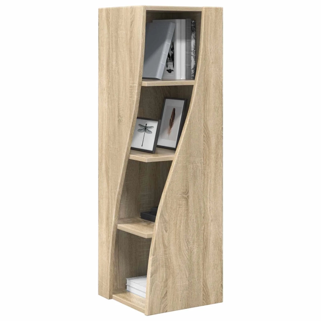 Mobile angolare Rovere Sonoma 32x32x102cm Legno multistrato 889857