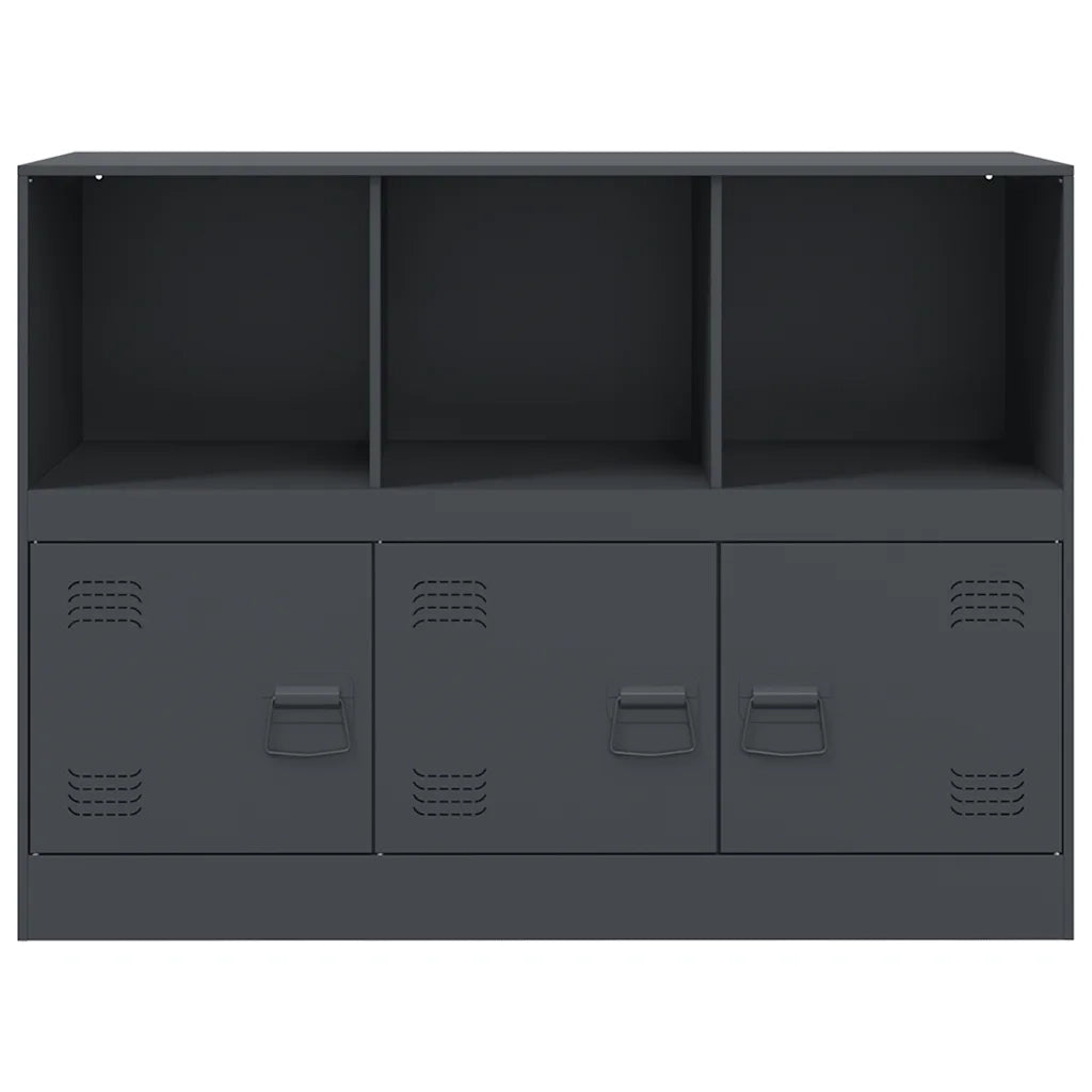 Credenza Antracite 99x39x73 cm in Acciaio