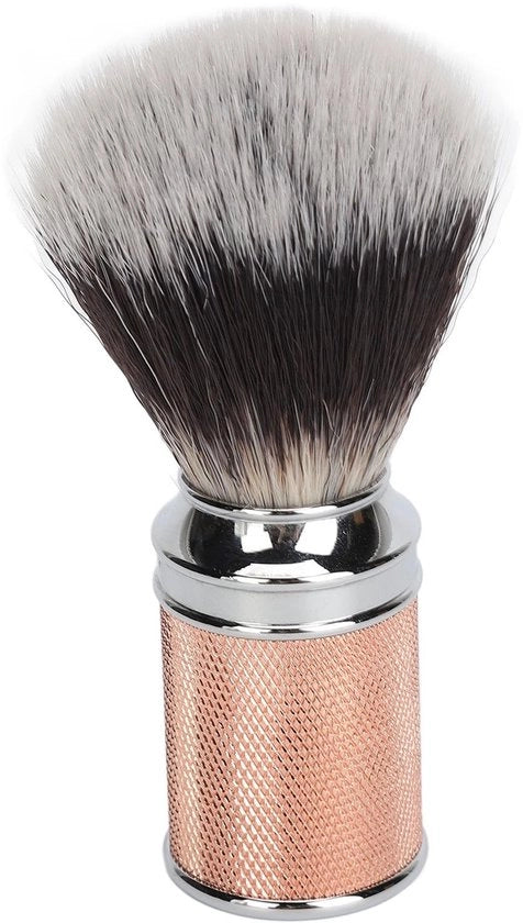 Set di spazzole da barba in nylon - Spazzola da barba uomo - Sapone da barba - Rasoio da barba a doppia lama - Schiuma intensificata - Design elegante