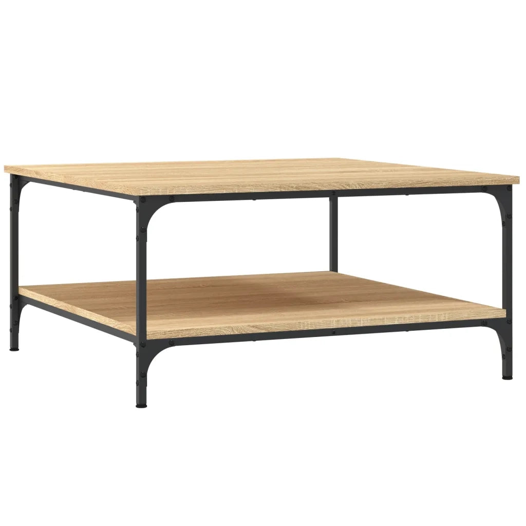 Tavolino da Salotto Rovere Sonoma 80x80x40 cm Legno Multistrato 832839