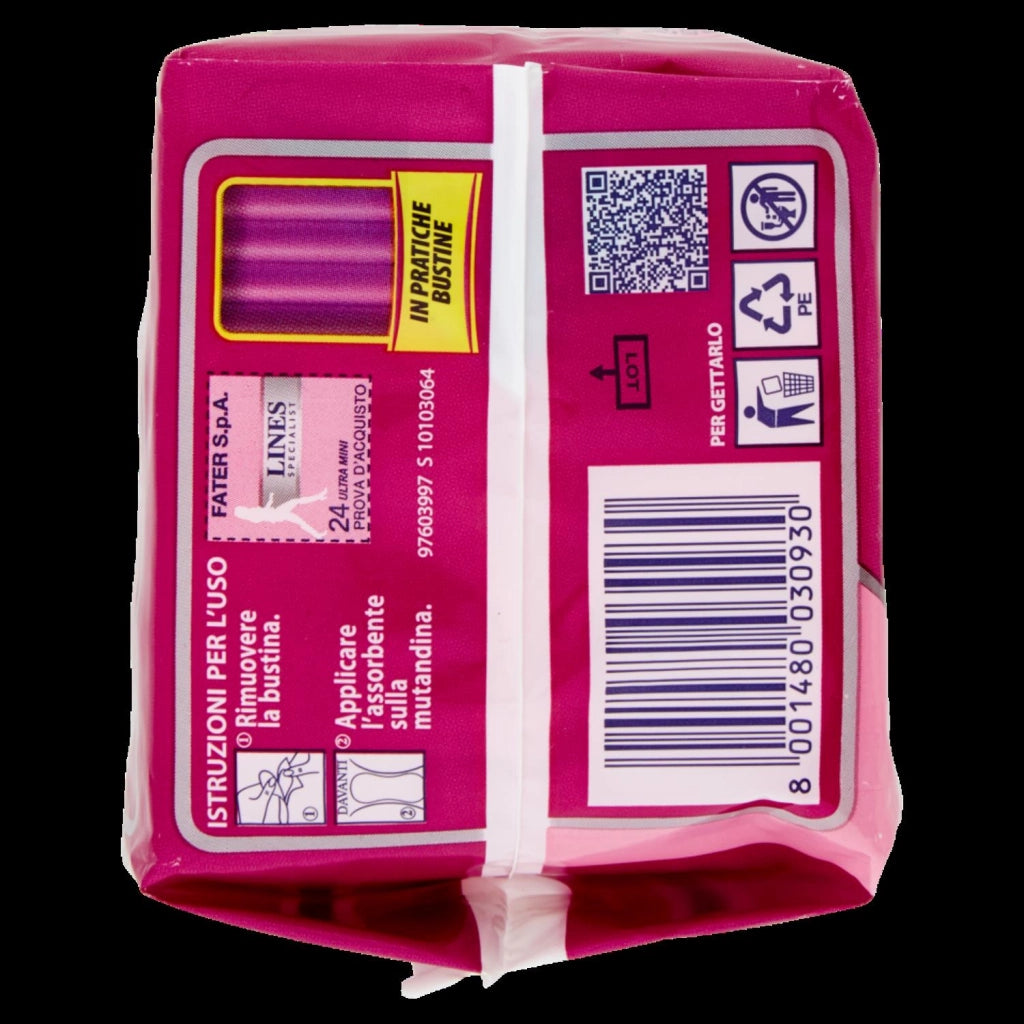 LINES SPECIALIST ULTRAMINI IN SET DA 24PZ CON SISTEMA ANTI ODORE