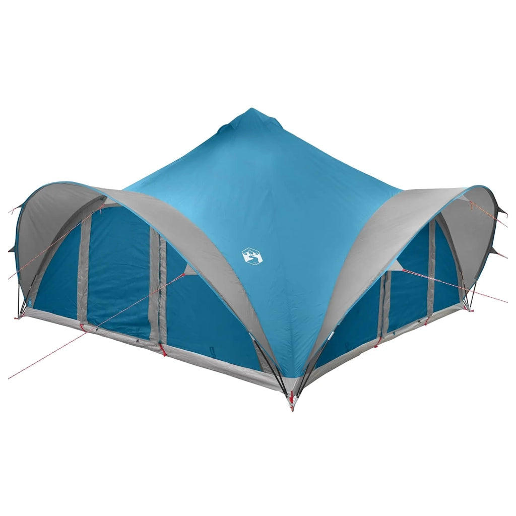 Tenda Tipi con tetto Blu 18 Persone Poliestere e Acciaio 42028620