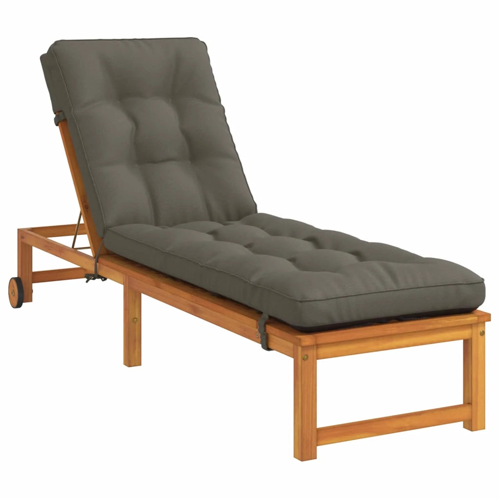 Cuscino per Lettino VIANEN 100% Poliestere Grigio 953840