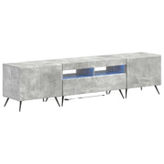 Mobile TV LED a 5 pezzi Grigio Cemento Legno ingegnerizzato 3416923