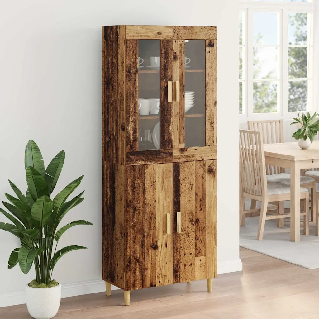 Credenza Legno vecchio 69,5 x 34 x 180 cm
