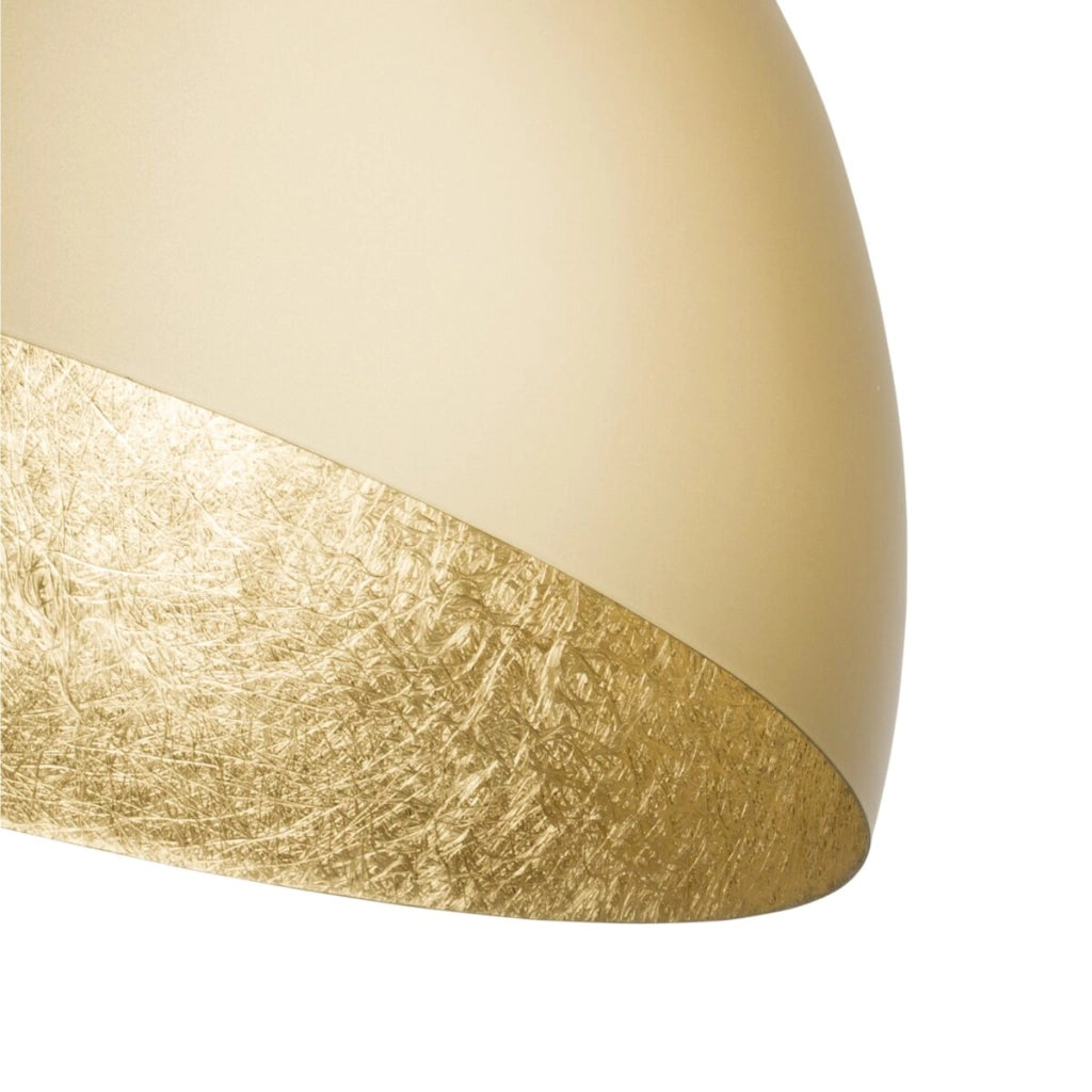 Plafoniera Sfera oro 35cm cupola tonda 1xE27 Sigma