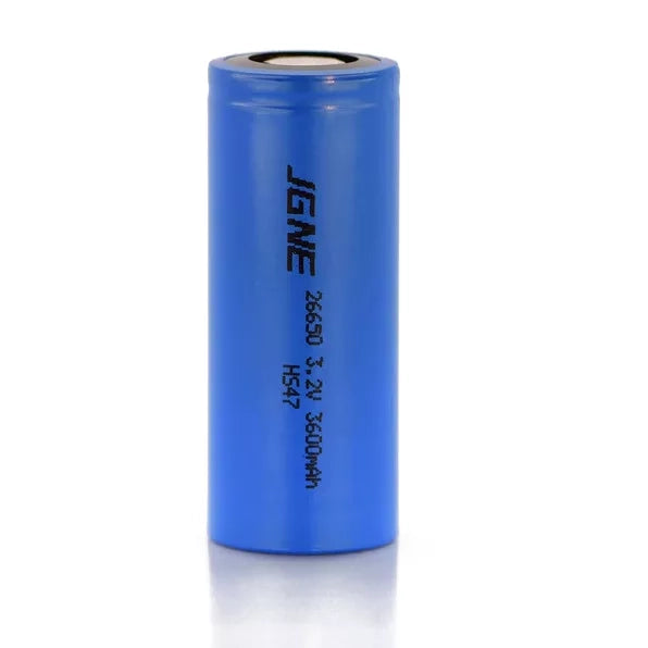 Batteria ricaricabile speciale JGNE 26650 LiFePo4 3,2V 3600 mAh 10.2A MH48108