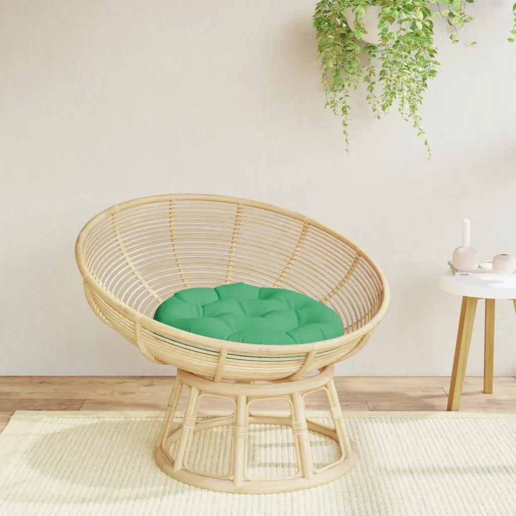 Cuscino Rotondo Verde Ø 60x11 cm in Tessuto Oxford 361945