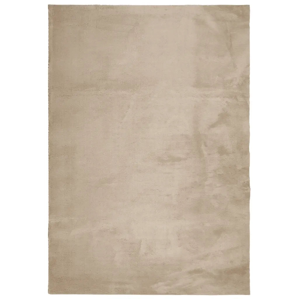 Tappeto del soggiorno | Tappeto a Pelo Corto HUARTE Morbido e Lavabile Sabbia 120x170cm