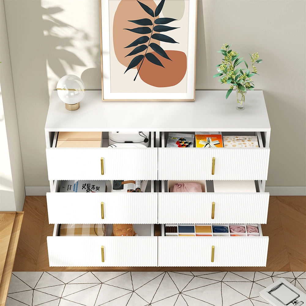 Buffet Moderno - Xylo - 140??40??85 cm - Maniglie Dorate Grande Capacit??