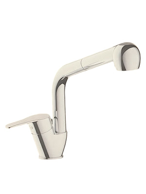 Miscelatore lavello con doccia estraibile completo