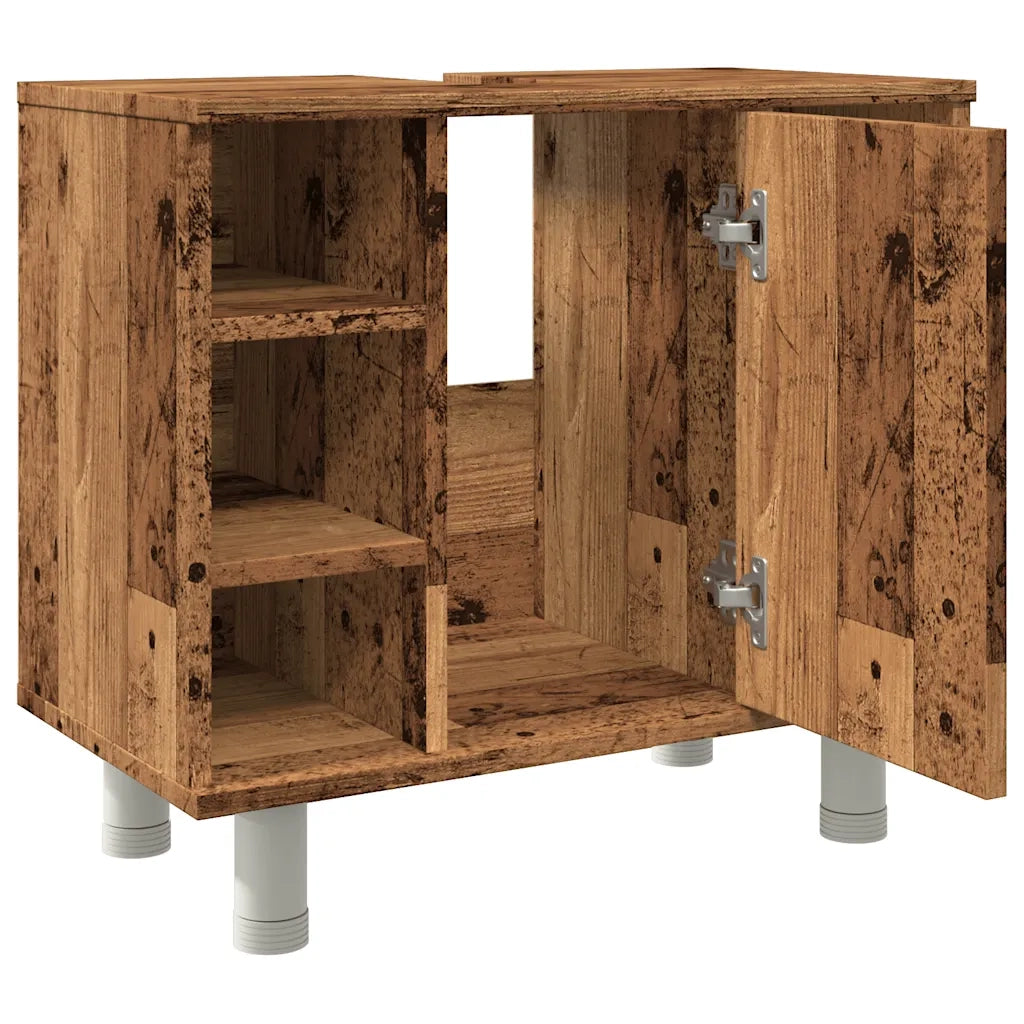 vidaXL Mobile da Bagno Legno Antico 60x32x53,5 cm in Legno Multistrato