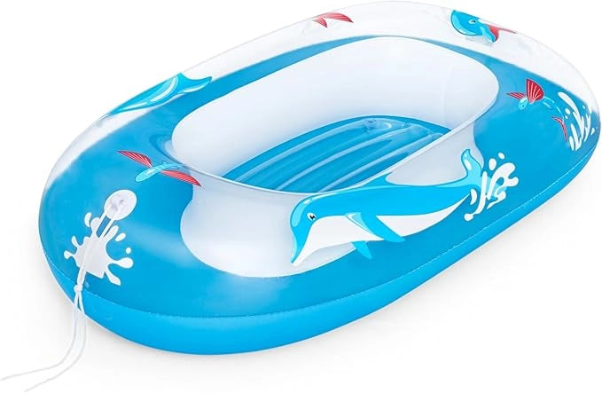 CANOTTO GONFIABILE KIDDIE RAFT  36 ANNI  cm.102x69  peso Kg. 0,350 (art.34037)    BESTWAY