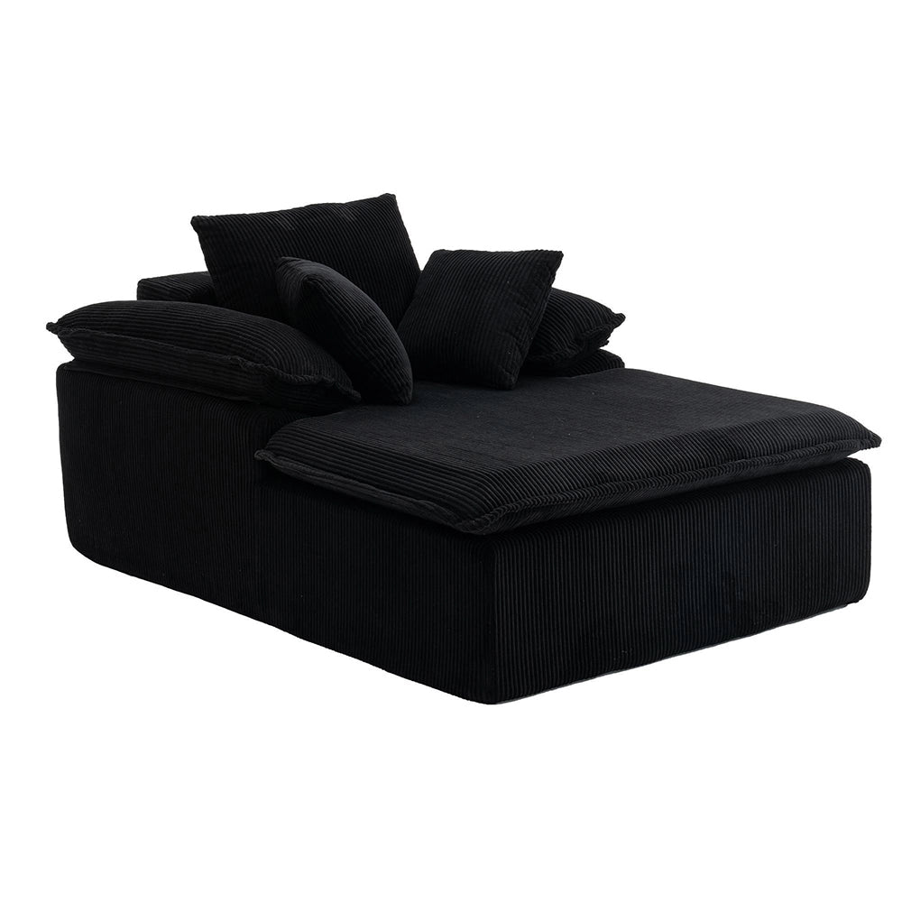 Canap¨¦ inclinabile per lettura - Xylo - 46 cm, design senza telaio, accoudoirs larghi