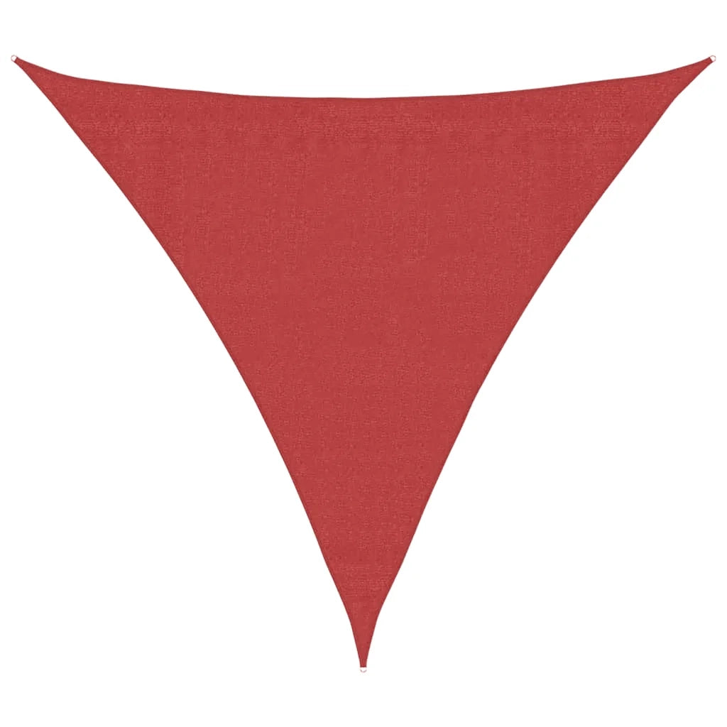 vidaXL Vela Parasole 160 g/m² Rossa 3x3x3 m in HDPE