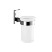 Portaspazzolini da muro in acciaio inox e Cromall 7810 Gedy serie MAINE Cromato