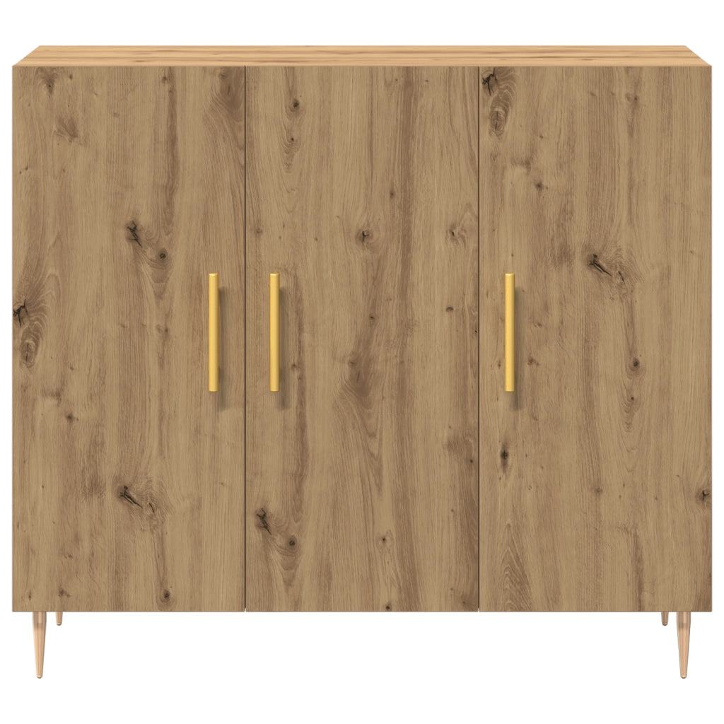Sideboard Artisan Oak 90x34x80 cm in Legno Ingegnerizzato