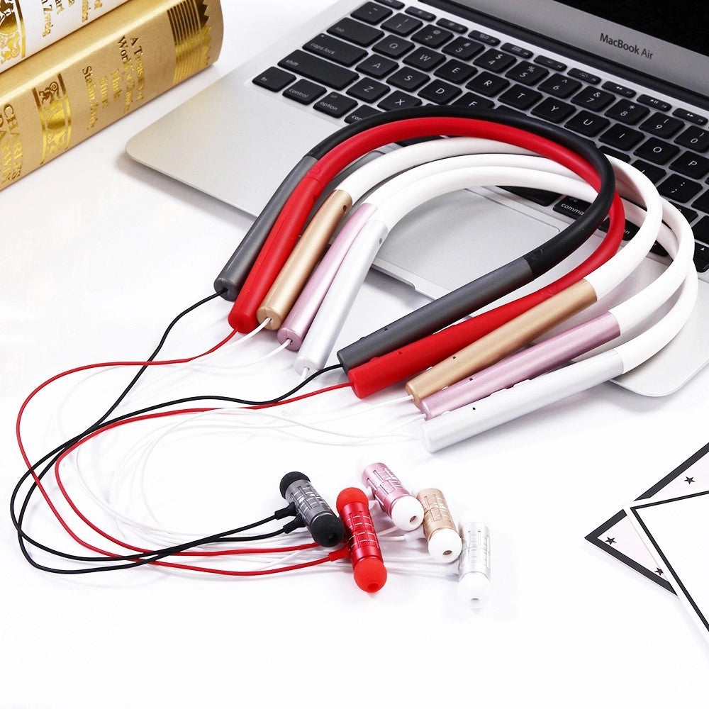 Trade Shop - Cuffie Auricolari Sport Stereo Senza Fili Bluetooth Magnetiche In-ear Bt-700 -