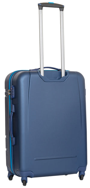 Trolley Valigia Media Rigida in ABS 4 Ruote TSA Ravizzoni Sangria Blu