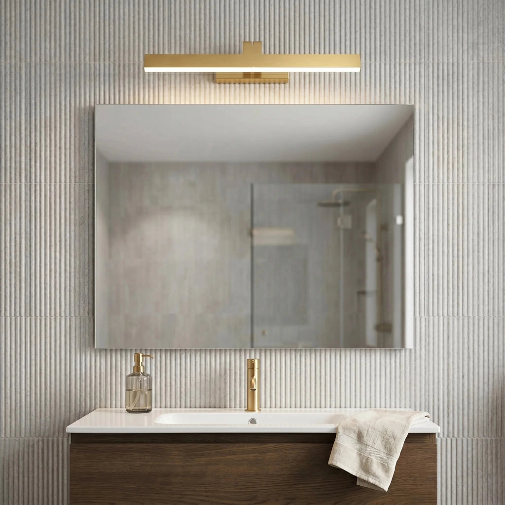 Applique Da Bagno Led Swe007-1w 43cm Brush Gold