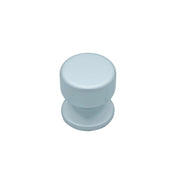 Pomolo fisso per porta SAGUATTI 175/50EB in alluminio argento satinato