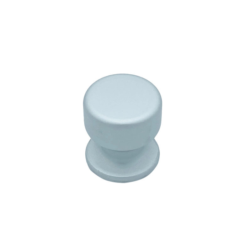 Pomolo fisso per porta SAGUATTI 175/50EB in alluminio argento satinato