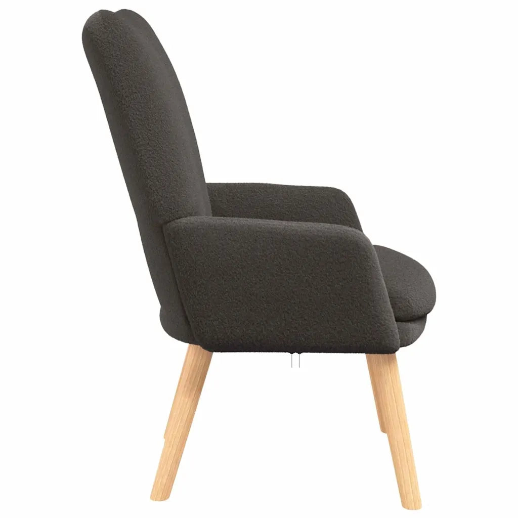 Poltrona-Divano Sedia-Poltroncina Grigio scuro 63 x 67 x 94 cm