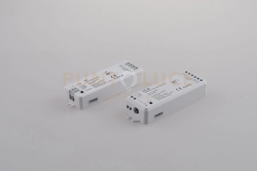 RICEVITORE BLUETOOTH E RF2,4G INPUT 15.5A 12-24V OUTPUT 5CH;3A E CH - 5X(36-72)W 11,4X3,8X2CM