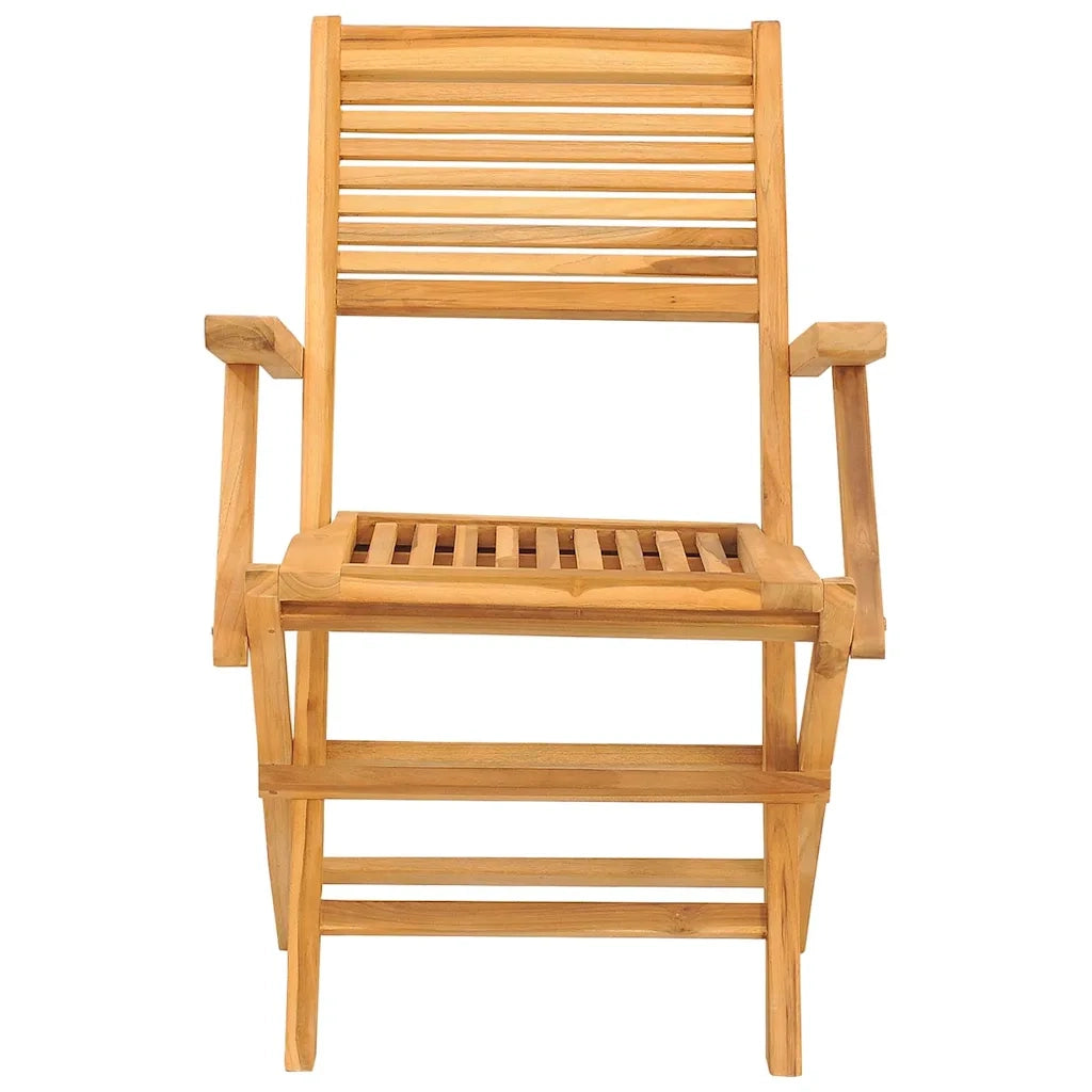 Sedie da Giardino Pieghevoli 2pz 55x62x90cm Legno Massello Teak 362762