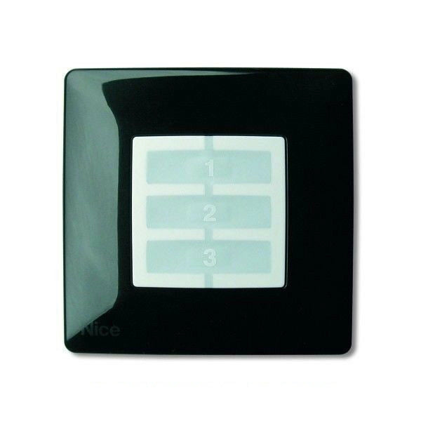 NICE WRB NICEWAY-OPLA SUPPORTO A PARETE RETTANGOLARE NERO OPLA