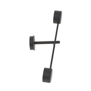 Lampada da parete NATSU in acciaio nero opaco