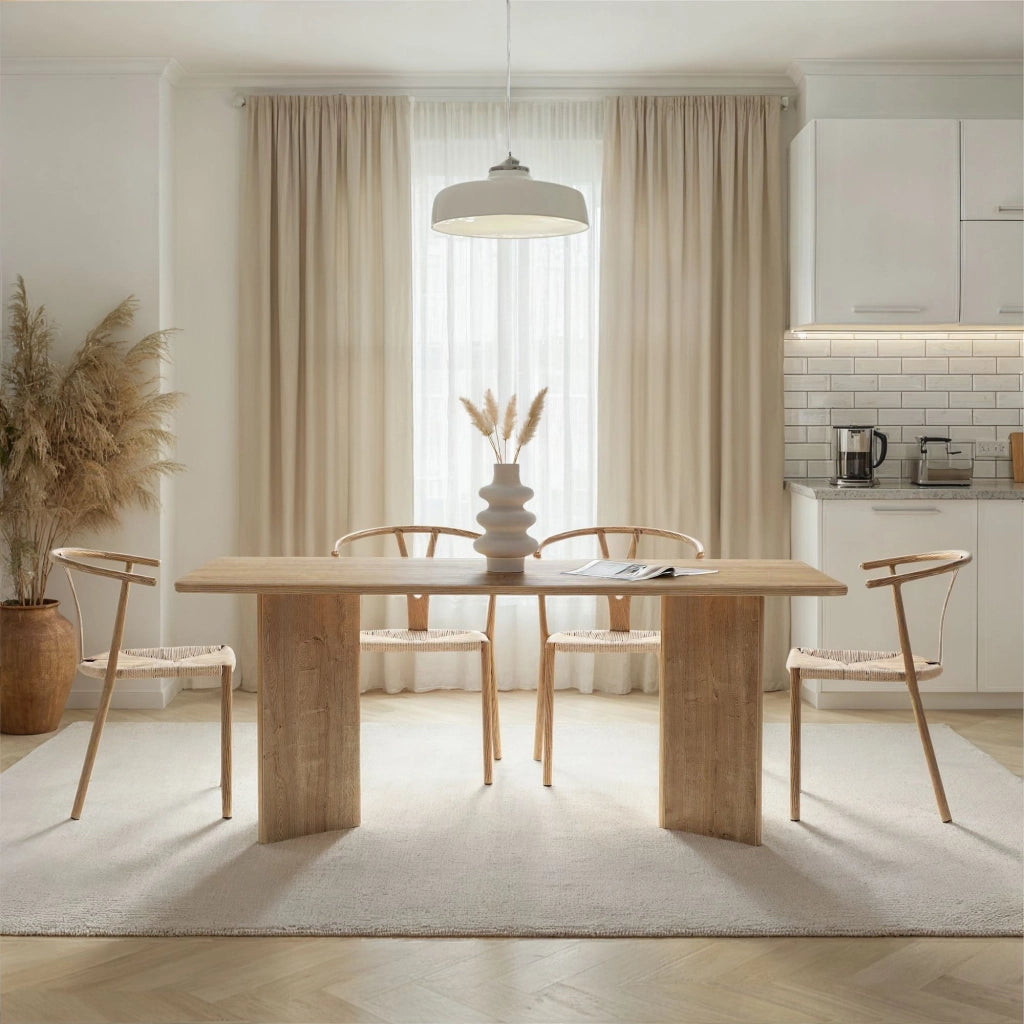 Tavolo da pranzo in legno "Linza" 180 x 90 x 75 cm - Rovere miele