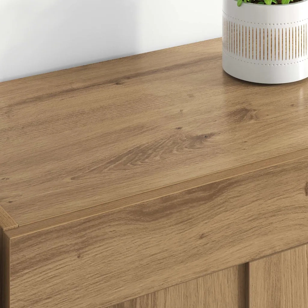 Mobile a muro 2 pcs Rovere artigianale 69,5 x 34 x 90 cm