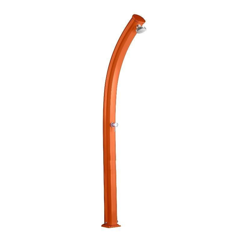 Doccia Tradizionale In Alluminio Jolly Con Miscelatore Colore Arancione Cv-A505/2009