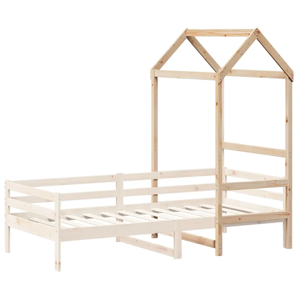 Tetto per Letto Bambini 98x70x176,5 cm Legno Massello di Pino