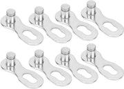 Catenaccio mancante per bicicletta - Accessori per bicicletta - Acciaio - 12 velocità - Componenti - Adatto per Bickcly - Argento - Health Gear, 4 pezzi