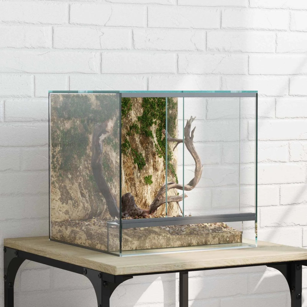 Terrario con archiviazione Trasparente 30 x 30 x 30 cm Vetro CFW9464165