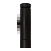 Tubo nero stufa pellet smaltato giunto scomparsa telescopico DN 80 canna fumaria 600 CE Made in Italy